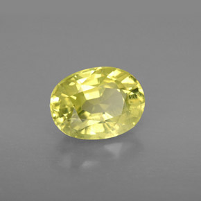 2,55 ctw natürlicher gelber Chrysoberyll, Oval Schliff, VS