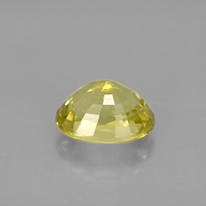 1,59 ctw natürlicher gelber Chrysoberyll, Oval Schliff, VS