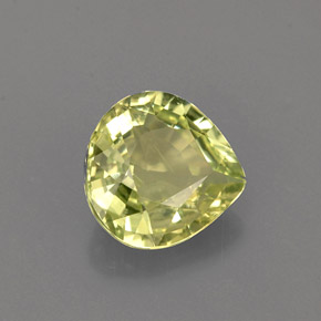 1,41 ctw natürlicher grüner Chrysoberyll, Birnenform, VVS-VS