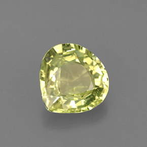 1,41 ctw natürlicher grüner Chrysoberyll, Birnenform, VVS-VS