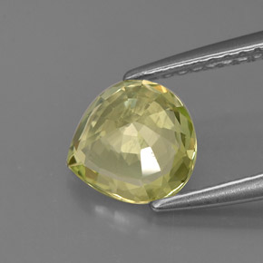 1,41 ctw natürlicher grüner Chrysoberyll, Birnenform, VVS-VS