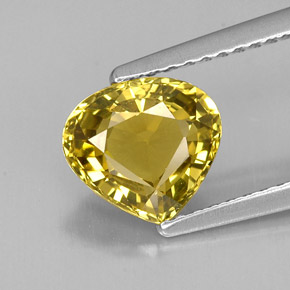 1,72 ctw natürlicher gelber Chrysoberyll, Birnenform, VVS