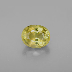 1,94 ctw natürlicher gelber Chrysoberyll, Oval Schliff, VS