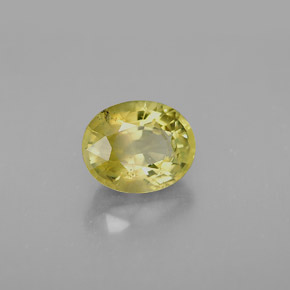 1,94 ctw natürlicher gelber Chrysoberyll, Oval Schliff, VS