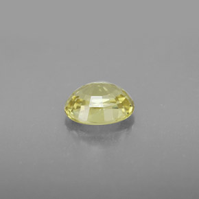 1,27 ctw natürlicher gelber Chrysoberyll, Oval Schliff, VVS