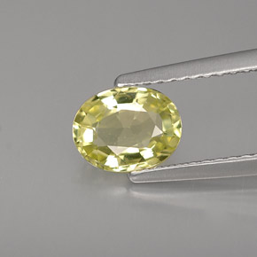 1,03 ctw natürlicher gelber Chrysoberyll, Oval Schliff, VVS