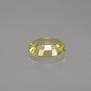 1,03 ctw natürlicher gelber Chrysoberyll, Oval Schliff, VVS