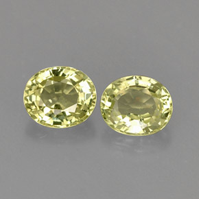  ct natürliche grüner Chrysoberyll-Edelsteine, Oval Schliff, VVS-VS