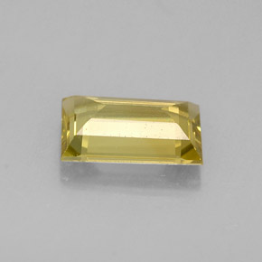 9,17 ctw natürlicher grünlich-gold Chrysoberyll, Baguette, VVS-VS