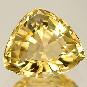 0,78 ctw natürlicher gelber Chrysoberyll, Trillion, IF