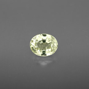 1,10 ctw natürlicher gelber Chrysoberyll, Oval Schliff, VVS