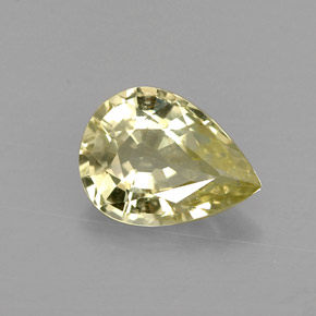 1,06 ctw natürlicher grüner Chrysoberyll, Birnenform, VVS-VS