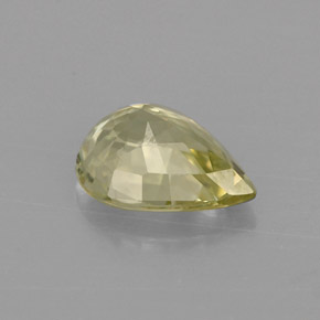 1,06 ctw natürlicher grüner Chrysoberyll, Birnenform, VVS-VS