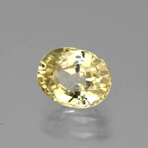 1,26 ctw natürlicher gelber Chrysoberyll, Oval Schliff, VVS-VS