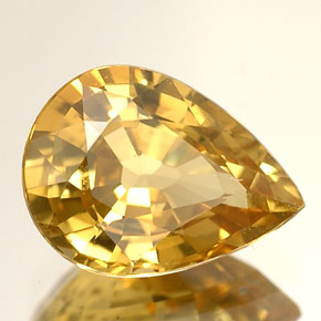 1,63 ctw natürlicher gelber Chrysoberyll, Birnenform, VVS