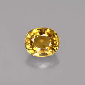 1,37 ctw natürlicher gelber Chrysoberyll, Oval Schliff, VVS-VS