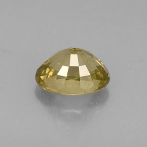 0,81 ctw natürlicher gelber Chrysoberyll, Oval Schliff, VVS-VS