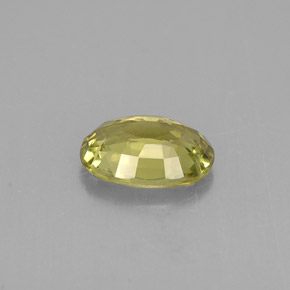 0,82 ctw natürlicher grüner Chrysoberyll, Oval Schliff, VVS-VS