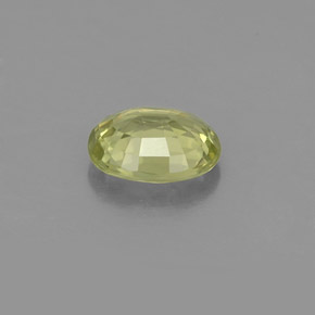 0,82 ctw natürlicher grüner Chrysoberyll, Oval Schliff, VVS-VS