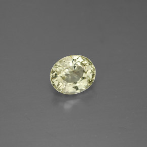 0,88 ctw natürlicher grüner Chrysoberyll, Oval Schliff, VVS-VS