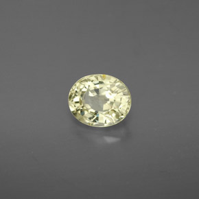 0,88 ctw natürlicher grüner Chrysoberyll, Oval Schliff, VVS-VS