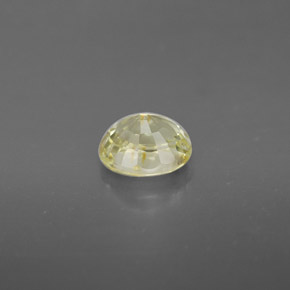 0,88 ctw natürlicher grüner Chrysoberyll, Oval Schliff, VVS-VS