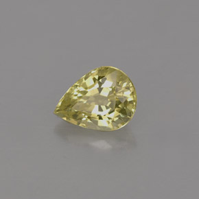 0,68 ctw natürlicher grüner Chrysoberyll, Birnenform, IF