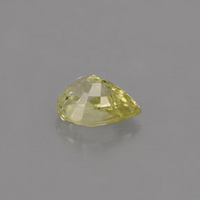 0,68 ctw natürlicher grüner Chrysoberyll, Birnenform, IF