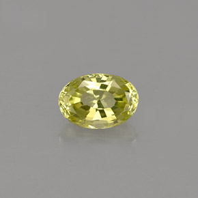 0,58 ctw natürlicher grüner Chrysoberyll, Oval Schliff, IF