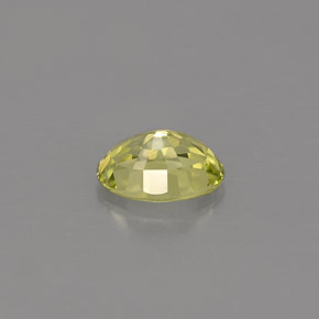 0,58 ctw natürlicher grüner Chrysoberyll, Oval Schliff, IF