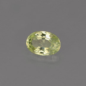 0,61 ctw natürlicher grüner Chrysoberyll, Oval Schliff, VVS