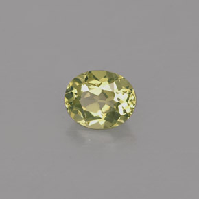 0,48 ctw natürlicher grüner Chrysoberyll, Oval Schliff, VVS-VS