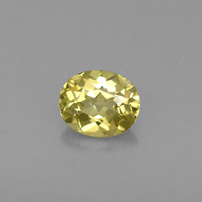 0,43 ctw natürlicher gelber Chrysoberyll, Oval Schliff, VS
