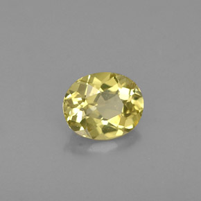 0,43 ctw natürlicher gelber Chrysoberyll, Oval Schliff, VS