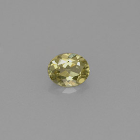 0,44 ctw natürlicher grüner Chrysoberyll, Oval Schliff, VVS-VS