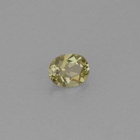 0,44 ctw natürlicher grüner Chrysoberyll, Oval Schliff, VVS-VS