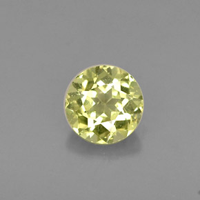 0,38 ctw natürlicher gelber Chrysoberyll, Rundschliff, VVS-VS