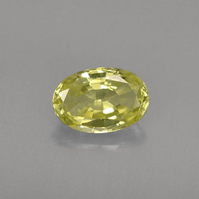 0,56 ctw natürlicher grüner Chrysoberyll, Oval Schliff, VVS-VS