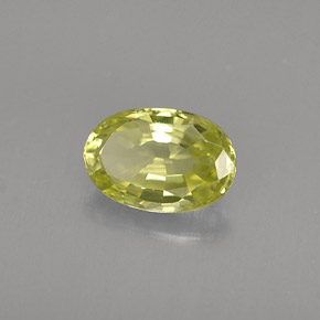 0,56 ctw natürlicher grüner Chrysoberyll, Oval Schliff, VVS-VS
