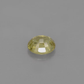 0,71 ctw natürlicher gelber Chrysoberyll, Oval Schliff, VVS-VS