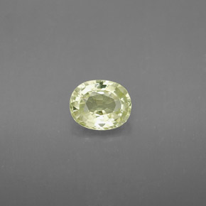 0,90 ctw natürlicher gelber Chrysoberyll, Oval Schliff, VVS-VS