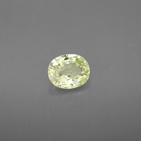 0,90 ctw natürlicher gelber Chrysoberyll, Oval Schliff, VVS-VS