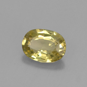 0,68 ctw natürlicher gelber Chrysoberyll, Oval Schliff, VS