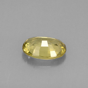 0,68 ctw natürlicher gelber Chrysoberyll, Oval Schliff, VS