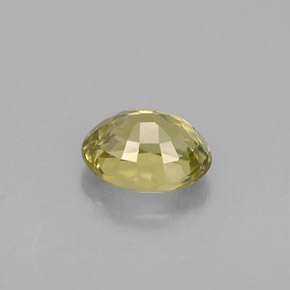 9,17 ctw natürlicher grünlich-gold Chrysoberyll, Oval Schliff, VVS-VS