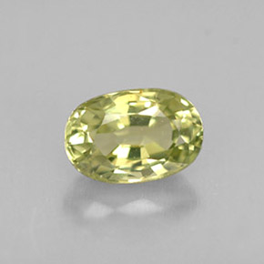 9,17 ctw natürlicher gelb-grün Chrysoberyll, Oval Schliff, VS