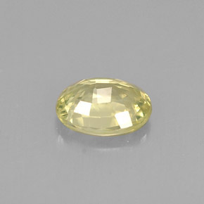0,62 ctw natürlicher gelber Chrysoberyll, Oval Schliff, VS