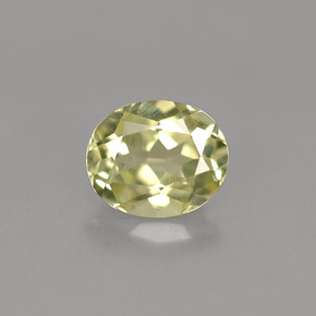 0,82 ctw natürlicher grüner Chrysoberyll, Oval Schliff, VVS