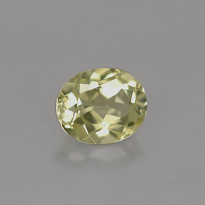 0,82 ctw natürlicher grüner Chrysoberyll, Oval Schliff, VVS