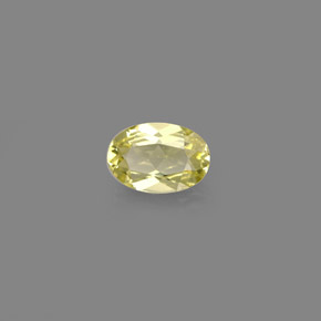0,52 ctw natürlicher gelber Chrysoberyll, Oval Schliff, VVS